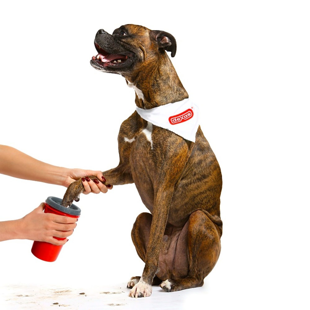 Dexas MudBuster® Pet Paw Washer for Dogs - Silicone Material Inside NWT